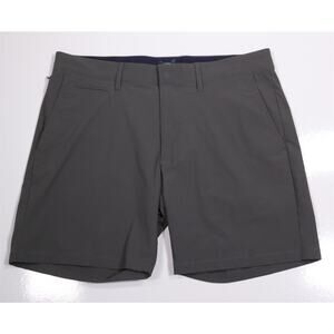 J. Crew Mens Tech Shorts Olive Green Flat Front 7" Inseam 33